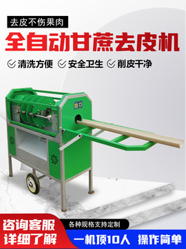 甘蔗去皮机全自动商用小型家用刮皮剥皮仿手工电动便携削皮机