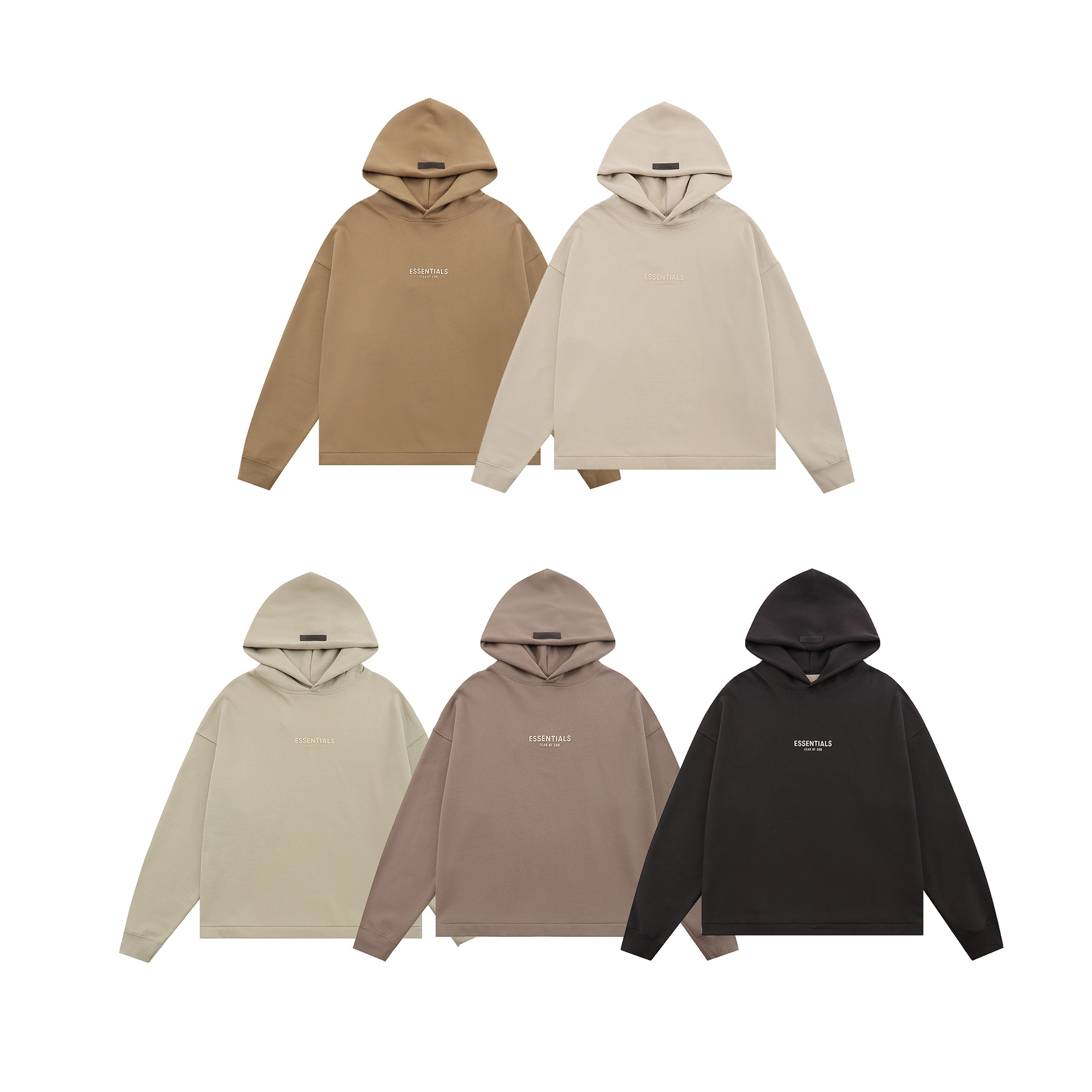 高端原厂essentials卫衣男士连帽潮牌宽松fog高街女 抓绒秋冬