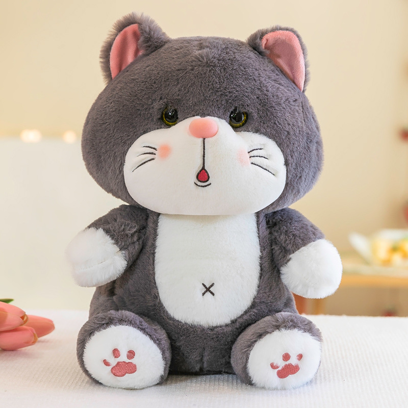 Foreign Trade Plush Toy Kitty Doll Animal Ragdoll Cute Doll for Children Baby Comfort Birthday Gift