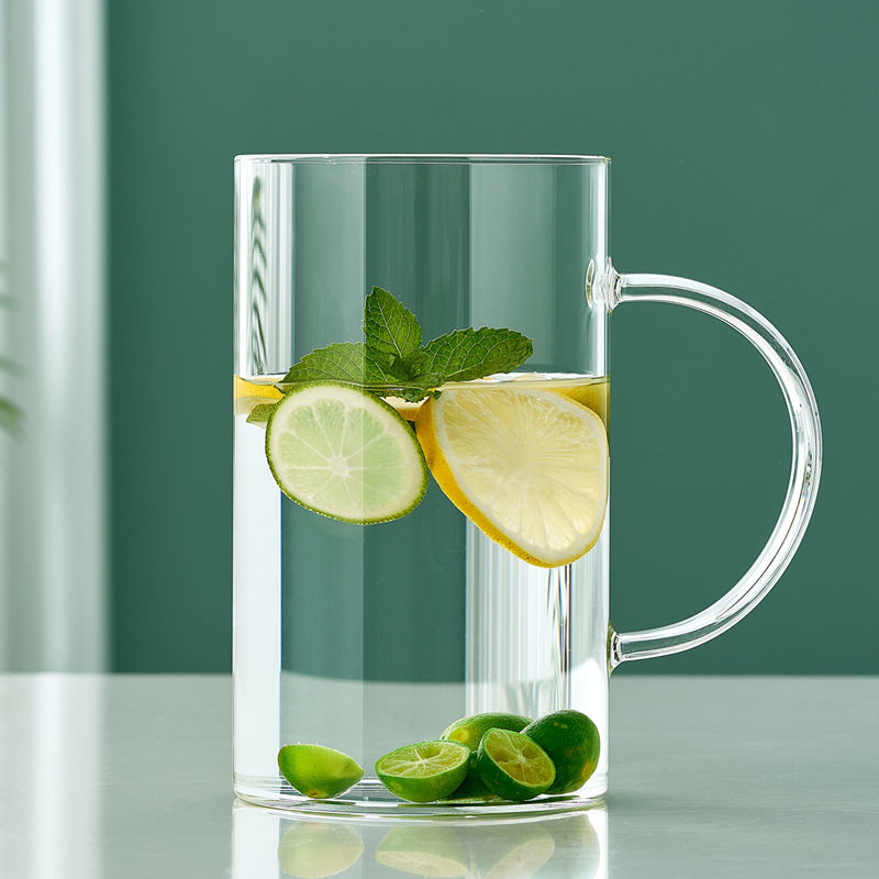 保温水杯玻璃杯家用大容量茶杯带把盖办公室泡茶杯男女喝水杯子厂