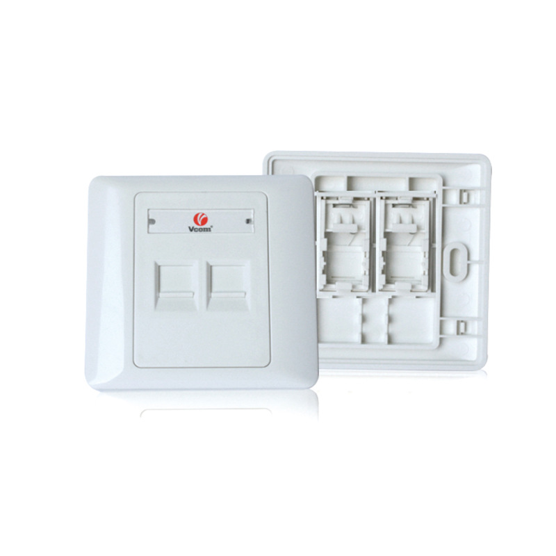 唯康(vcom)paga2-1嵌入式面板86盒型双口面板