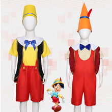 匹诺曹舞台演出服装儿童小丑扮演衣服木偶奇遇记表演服长鼻子道具