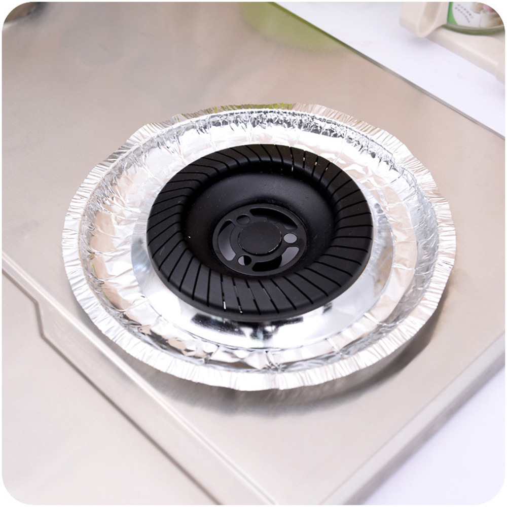 煤气灶铝箔耐高温防油盘清洁垫 灶具防油垫 煤气灶垫