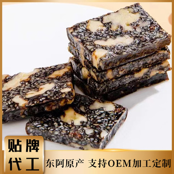 山东东阿东韵阿胶定制 源头工厂代工传统驴皮熬制即食阿胶固元糕