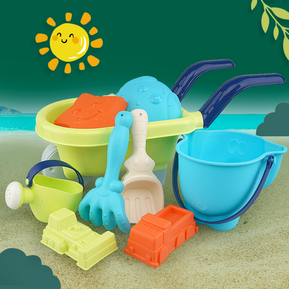 沙滩玩具套装宝宝戏水婴儿洗澡儿童玩沙子挖沙池男孩工具铲子和桶