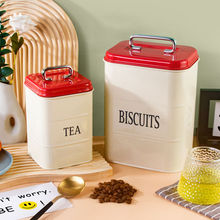 北欧风咖啡粉密封罐 茶叶罐铁罐子 家用带盖防潮奶粉储物罐咖啡罐