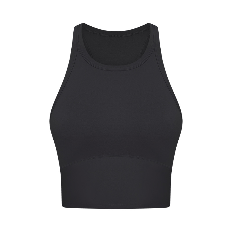 Merillat Melilite Deodorant Classic round Neck H-Shaped Beauty Back Spring and Summer Fitness Sports Yoga Vest