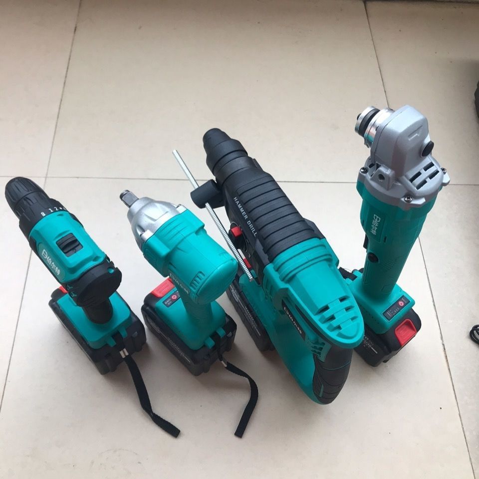 无刷电锤冲击钻电镐电钻锂电角磨机手电钻扳手电动修枝剪大艺电池