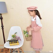 儿童围裙LOGO广告印字画画衣烘焙幼儿园培训班围兜护衣