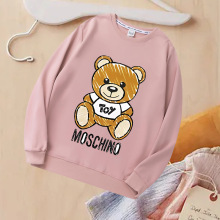直邮代购moschino莫斯奇诺圆领卫衣女套头衫男24春小熊宽松潮牌