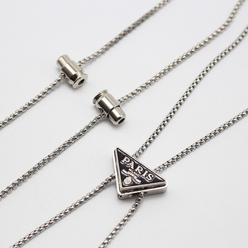 金属链条裤腰绳抽绳休闲运动裤腰带绳子裤绳卫衣帽绳系绳帽子抽绳-阿