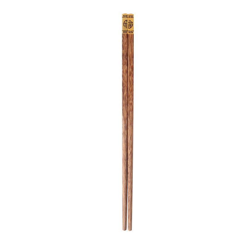 Door Frame Chopsticks Household Wholesale Red Sandalwood Solid Wood Chopsticks High-End Commercial National Trendy Style Tableware Gift Chopsticks Customization