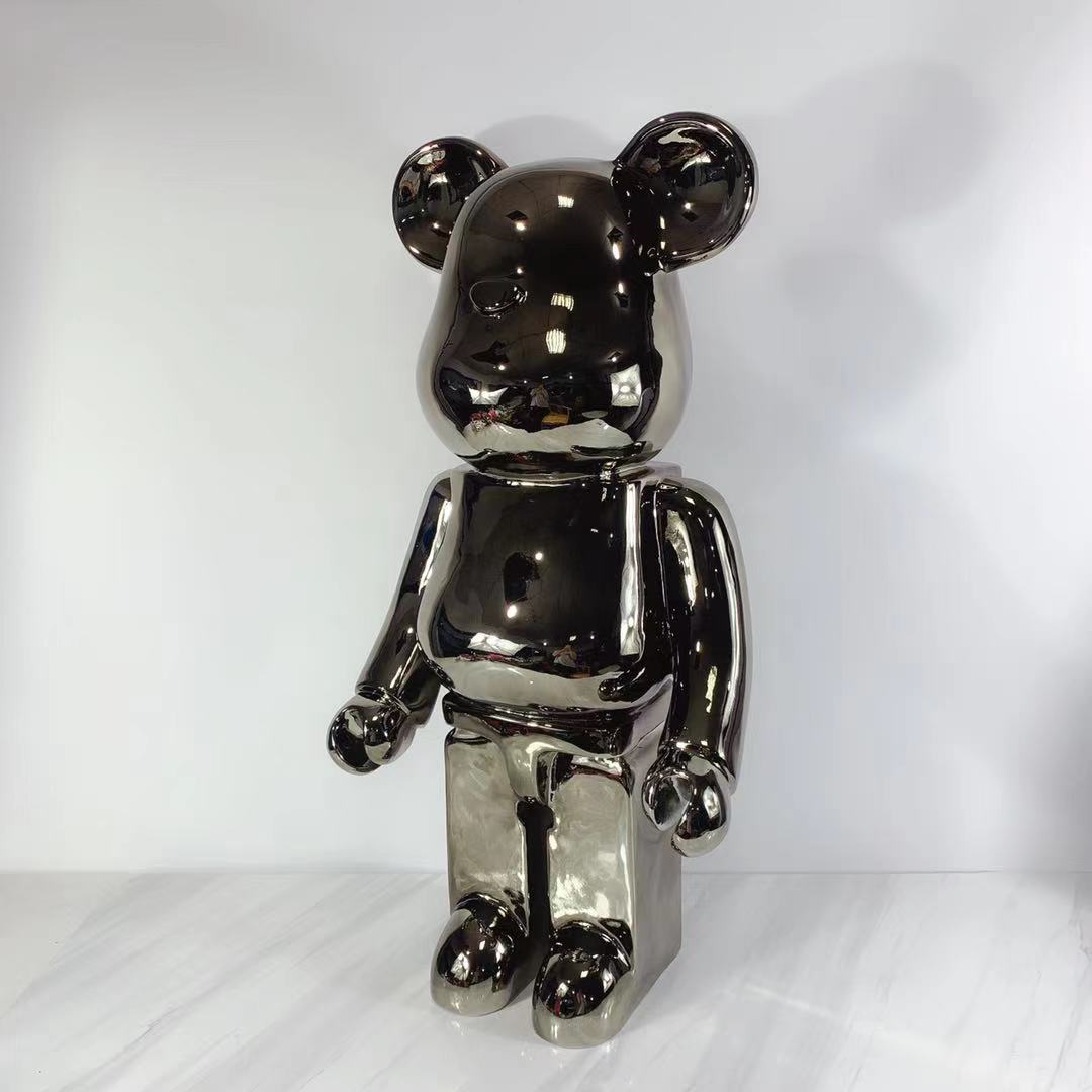 网红暴力熊大摆件服装店橱窗样板房酒店软装饰品玻璃钢卡通雕塑