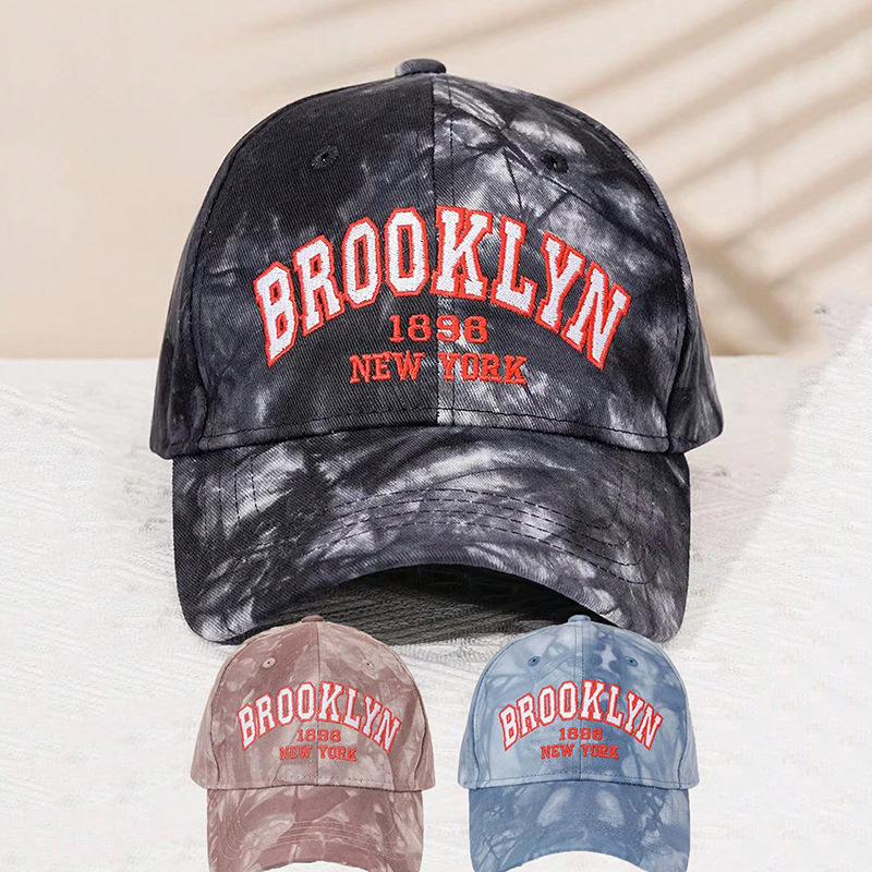 欧美潮流brooklyn复古棒球帽刺绣男女户外遮阳印花鸭舌帽-阿里巴巴