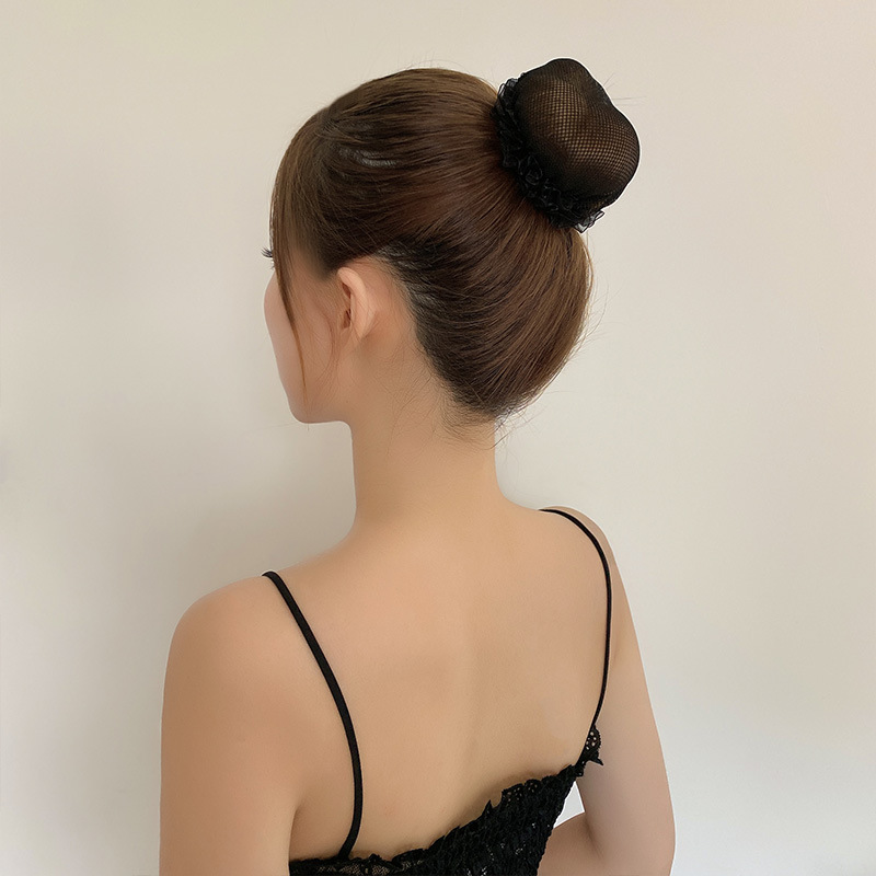 发网女舞蹈盘发神器空乘盘头发丸子头儿童考级隐形网兜头饰发兜