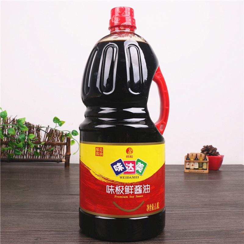 6醇酯香风味非转基因酿造特级酱油生抽欣和味达美味极鲜酱油1l*12瓶炒