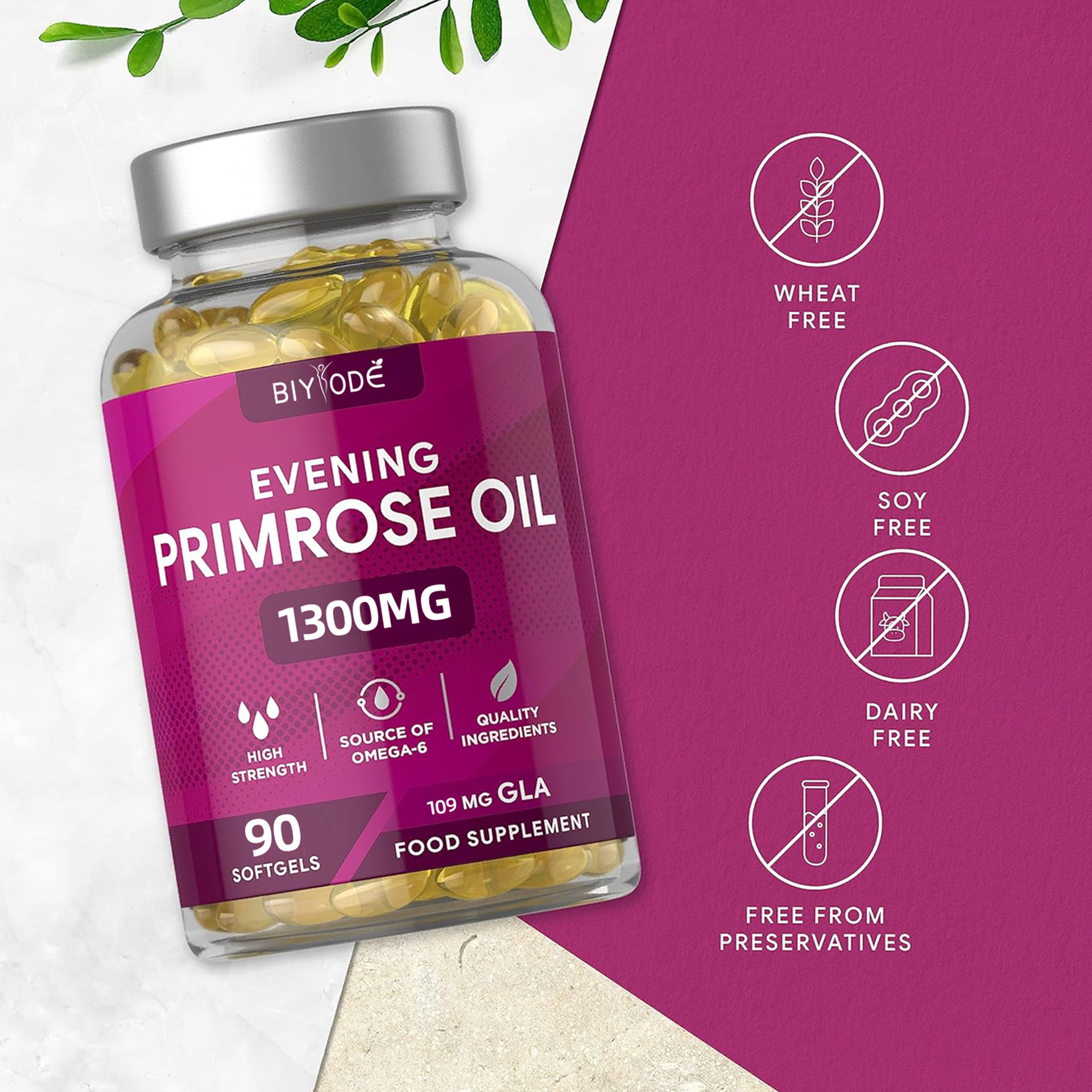 澳洲月见草胶囊跨境evening primrose softgels外贸o em油软胶囊