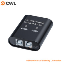 USB二进一出打印机共享分线器USB2.0 Printer Sharing Converter