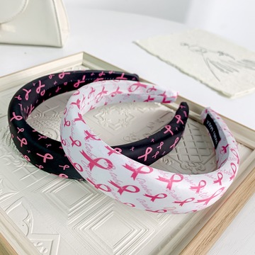 节日款跨境发箍女高级感夏季民族风印花简约布艺宽边头箍发饰