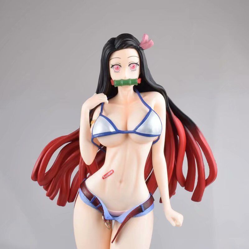世峰社 鬼灭 潮流潮牌 灶门祢豆子 两色 站姿 泳装 水着 手办雕像