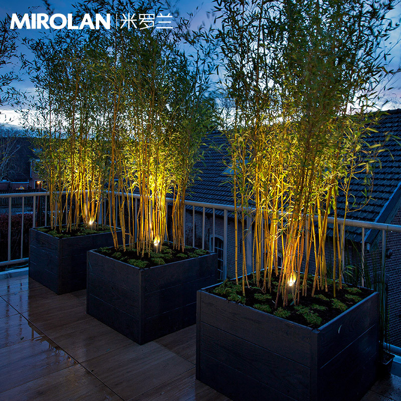 户外射灯射树灯防水景观花园射灯草地灯园林室外照树灯草坪庭院灯