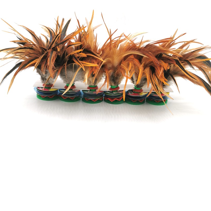 儿童小学生成人用鸡毛毽子比赛键球体育健身运动羽毛花毽-阿里巴巴