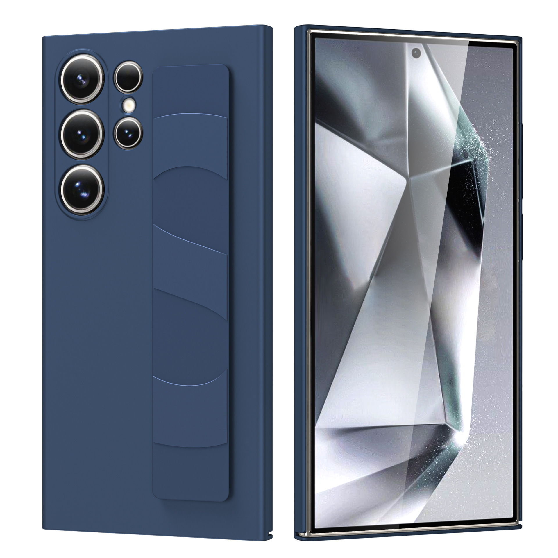 跨境硅胶腕带适用三星S25Ultra手机壳S25 edge商务风手机保护套