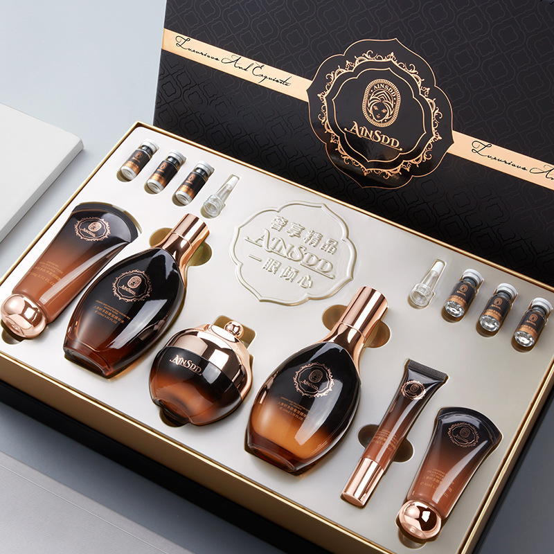 安妮诗黛人参籽多肽奢宠护肤十二件套面部化妆品套盒代发