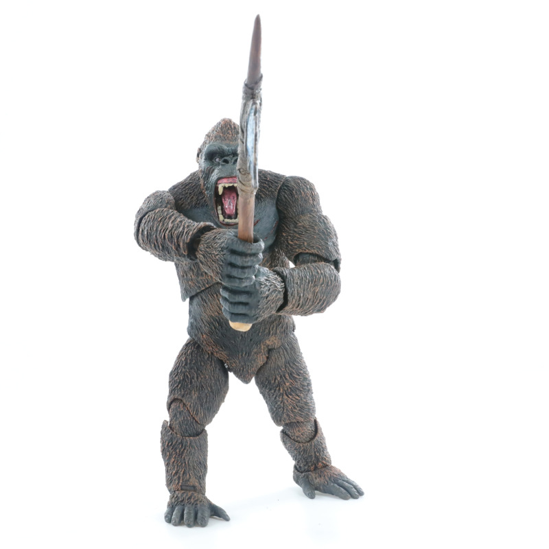 godzilla哥斯拉大战金刚kingkong骷髅岛大猩猩大号可动人偶手办