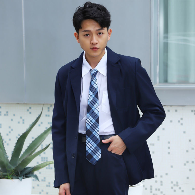 深圳校服中学生礼服秋冬男女制服西装外套长裤长衬衫马甲冬裙套装