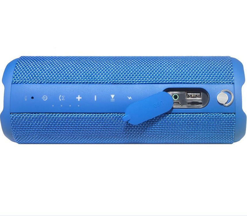 Cross-Border Fabric Bluetooth Speaker USB Household Outdoor Riding Square Dance Large Volume Bass TWS Wireless Stereo