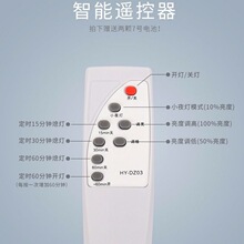 房间小灯泡插电带线遥控led小夜灯床头灯悬吊式卧室电灯座e27螺口