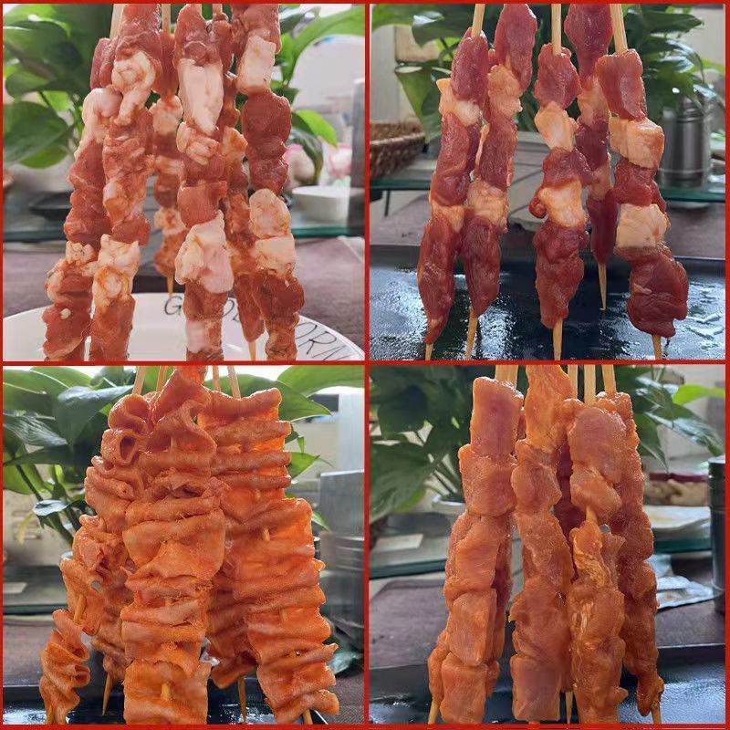 炸串串户外烧烤食材新鲜半成品羊肉串须夜宵摊小吃油炸可商用批发