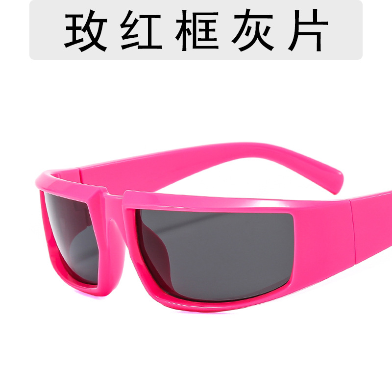 Cross-Border Y2g Future Technology Sunglasses Cool Punk Style Party Glasses Men's and Women's Trendy Concave Sunglasses