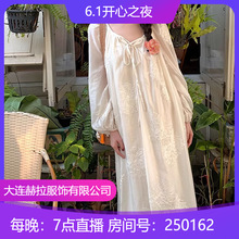 预售 2024 Bao 款 国风淑女温柔宽松清新风 连衣裙 面料轻薄透气