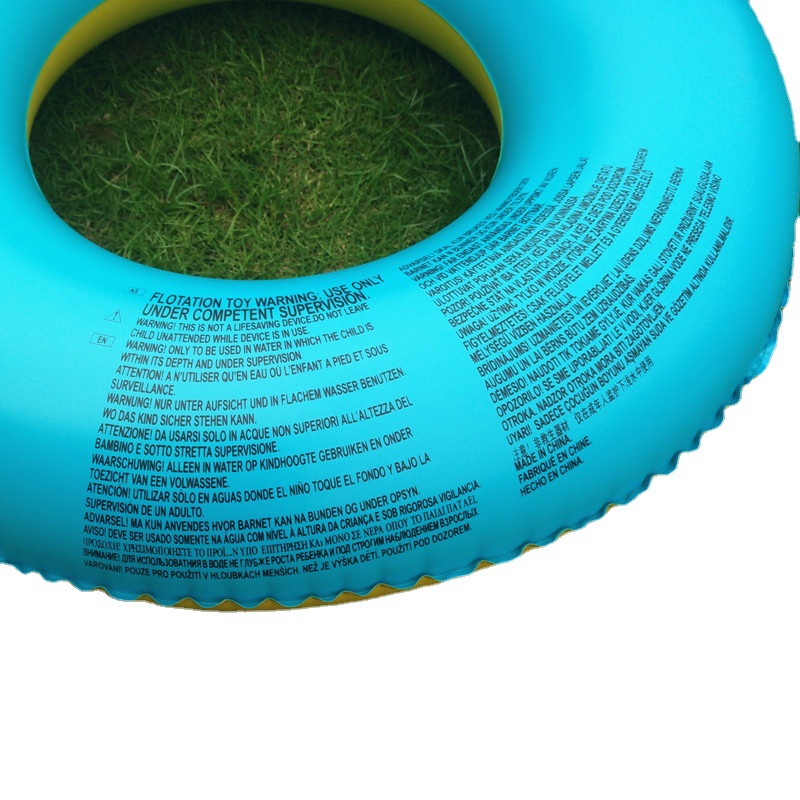 Factory Hot Sale Inflatable Swimming Ring Swimming Ring Thickened Adult Water Water Wing Letter Shell Swimming Ring