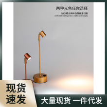 led无线可充电3W射灯玻璃柜台射灯珠宝展柜灯展示立杆首饰展会灯