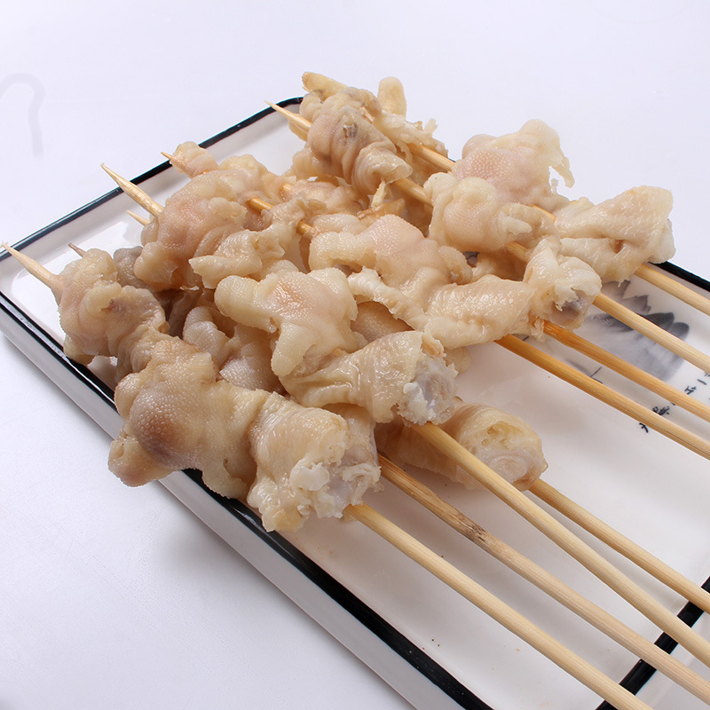 壮阔去骨鸡爪串铁板无骨脱骨凤爪串火锅烧烤串冷冻半成品原料食材