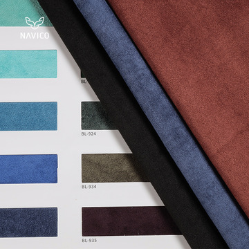 加厚0.9mm顶棚四面弹麂皮绒 高色牢度软包反绒抱枕腰靠车饰翻皮绒