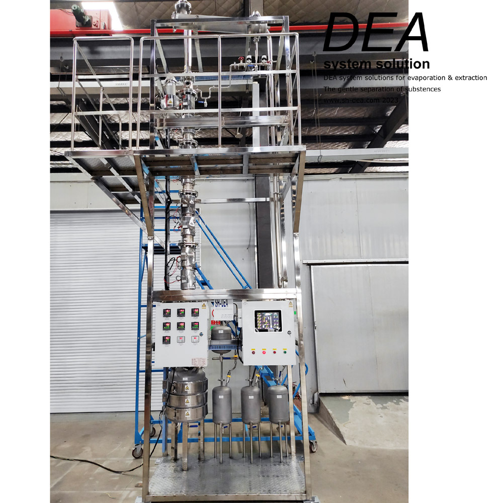 DEA-JZ-150精馏塔能够在较短的时间内完成对溶剂的回收