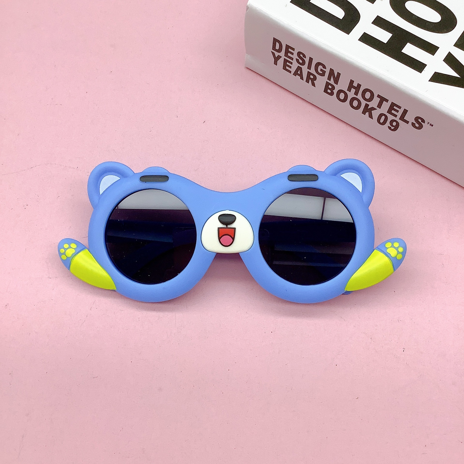 New Tiger Children's Sunglasses Cute Fashion Cross-Border Baby Girl Glasses Concave Shape Kids' Sunglasses