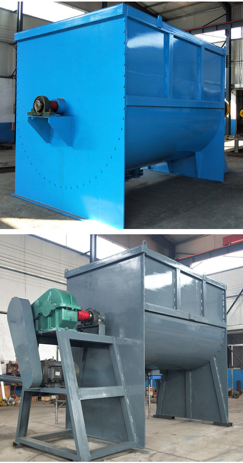 混合机 不锈钢卧式双螺带混合机 干粉末颜料腻子饲料砂浆搅拌设备