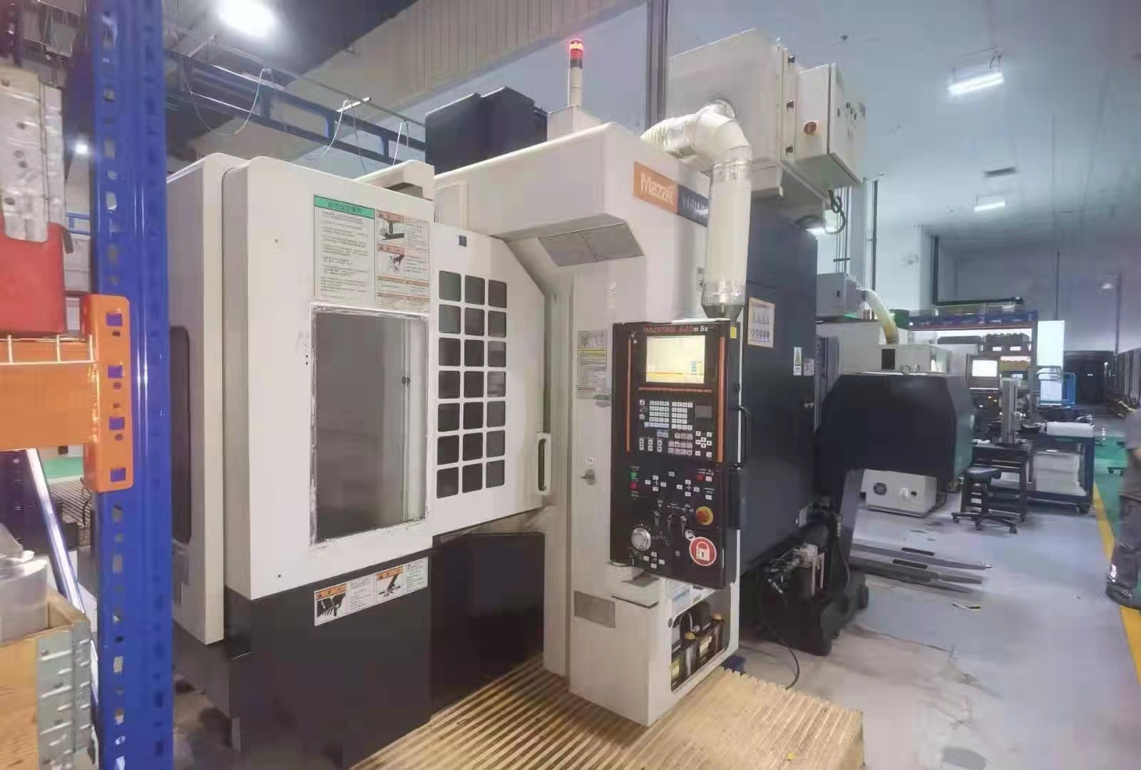 处理二手马扎克variaxis500-5x卧式加工中心主轴12000转