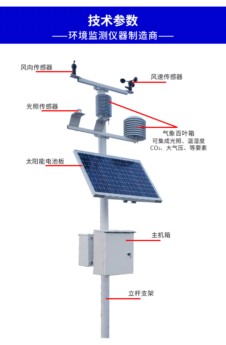 农业科技环境监测仪 智能气象监控仪器设备