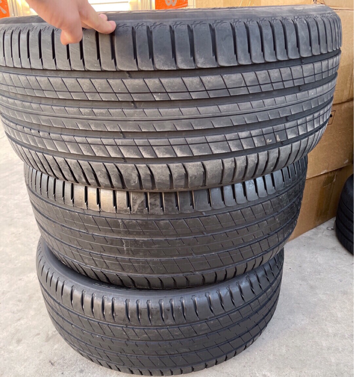二手米其林防爆胎275/50r20 113w揽途sport3宝马x7 gl400 500原装
