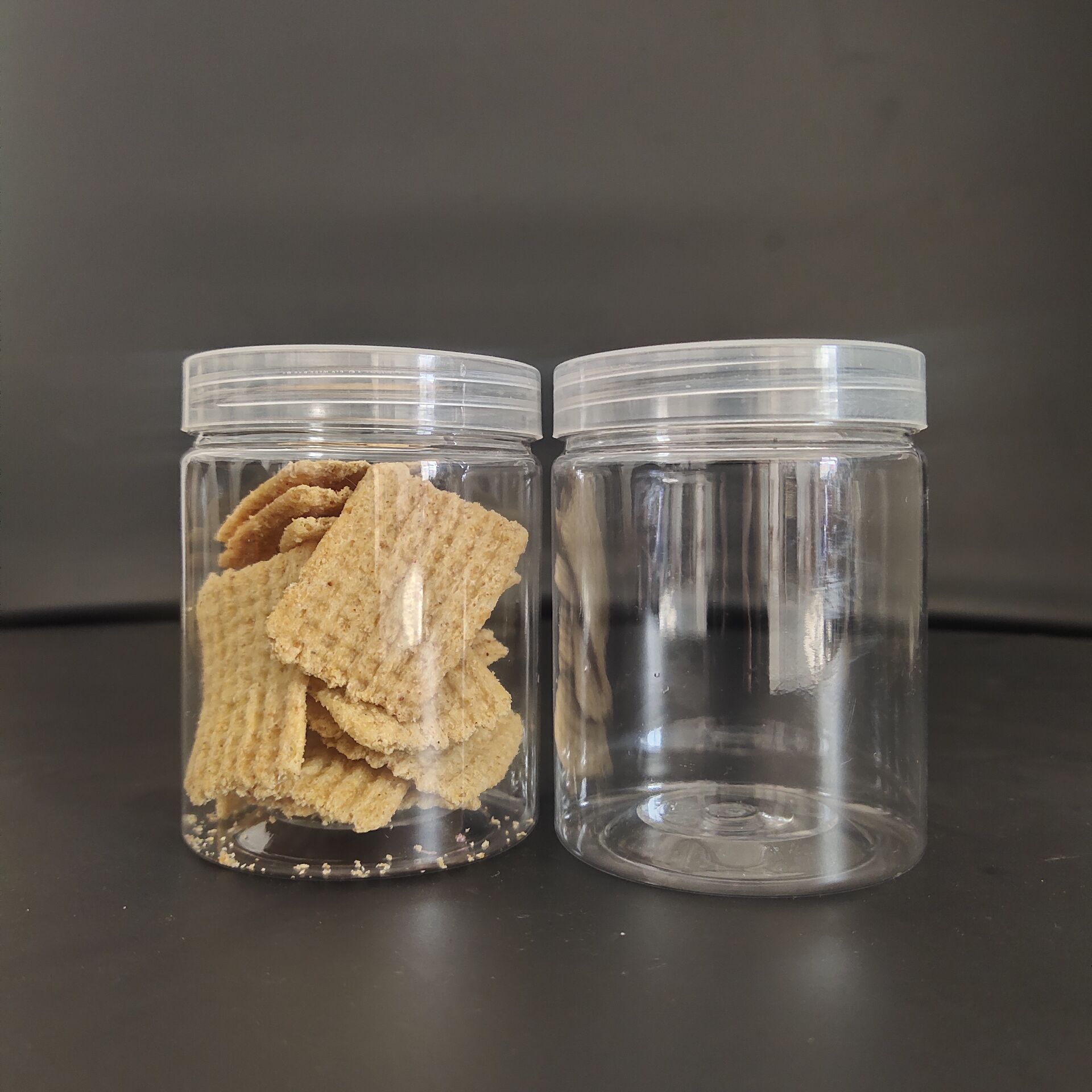 65*85塑料瓶 pet透明密封罐 休闲饼干包装罐 药材小罐子