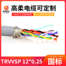 TRVVSP双绞屏蔽多芯PLC触控屏信号控制线trvvsp电气设备电缆线
