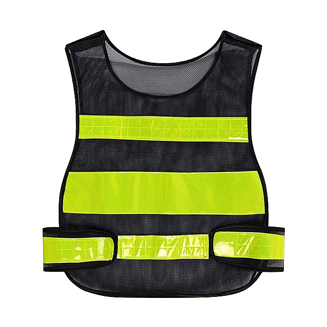 Hong Kong Style Black Gourd Vest Traffic Safety Reflective Vest Construction Site Reflective Vest