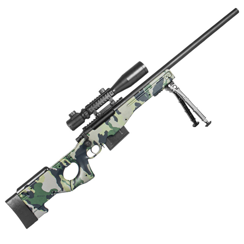 捷鹰awm儿童玩具枪狙击抛壳软弹枪男孩超大号吃鸡全套装备模型枪