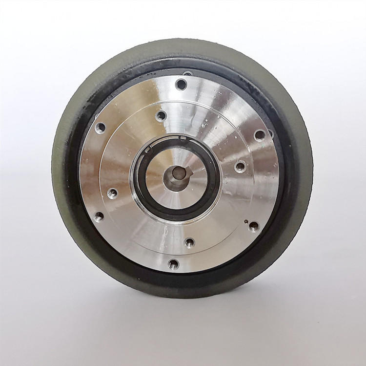 格瓦差速轮减速机1吨agv驱动轮径160包胶低压伺服电机差速轮